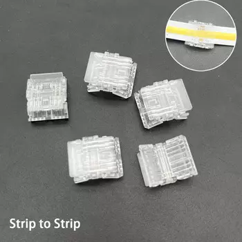 YSRSAI 5 шт. 3-контактная светодиодная лента COB, 10 мм