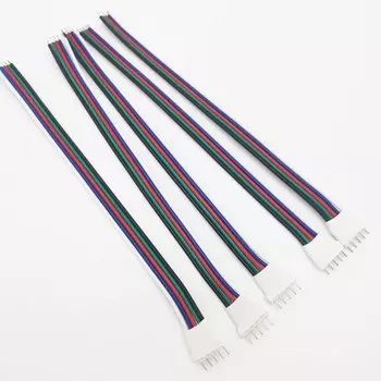 YSRSAI соединительный кабель для светодиодной ленты 5050 RGB RGBW RGBCCT RGBCW, 4-контактный, 5-контактный, 6-контактный