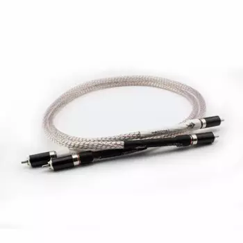 Yter пара Valhalla серебряный сплав аудио RCA соединительный кабель с гнездом RCA из углеродного волокна