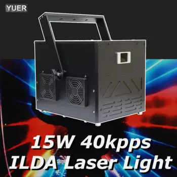 Yuer полноцветный анимационный лазерный проектор 15W