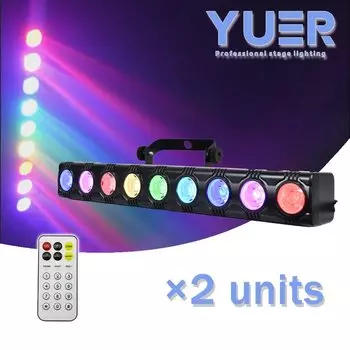 Yuer световые эффекты для сцены 9x12Вт 2шт