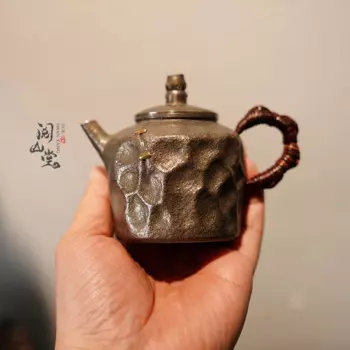 Yueshan Hall | Серебряный чайник Ruoyu, универсальный чайный столик ручной работы