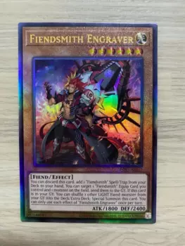 Yugioh KONAMI Дуэль Монстры INFO-AE017 Fiendsmith гравер Ultimate редкая азиатская коллекция на английском языке Мятная карточка
