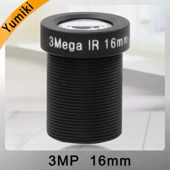 Yumiki 3MP-16mm черный объектив камеры видеонаблюдения