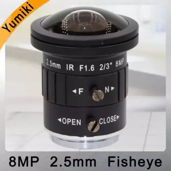 Yumiki Fisheye-8MP-2.5mm-FG объектив для видеонаблюдения