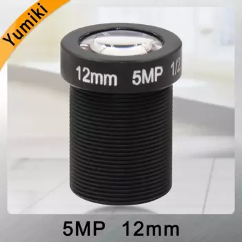 Yumiki объектив камеры видеонаблюдения M12 MTV 12 мм черный