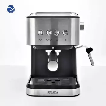 YUNYI 20-барная кофемашина под давлением, электрическая итальянская кофеварка для молока, пена с резервуаром для воды объемом 1,5 л, кофеварка для капучино