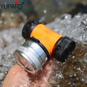 Yupard налобный фонарь двойной свет белый+фиолетовый