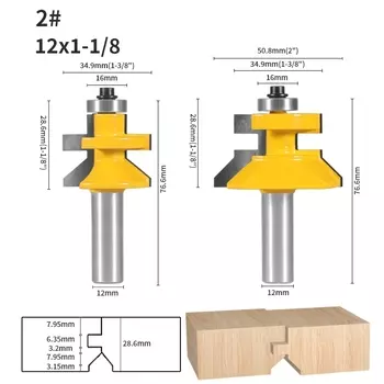 YUSUN фрезы для дерева 2 шт.