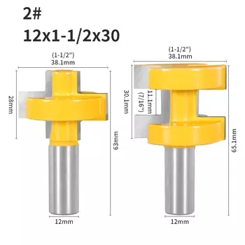 YUSUN Фрезы для дерева 2 шт.