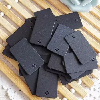 YUTOPIE Круглые бумажные бирки для ювелирных изделий 50 шт