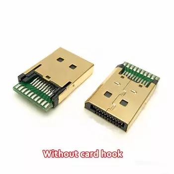 YUXI 1 шт. DP штекерная головка с позолоченной пластиной 20P концевой разъем для интерфейса DisplayPort HD