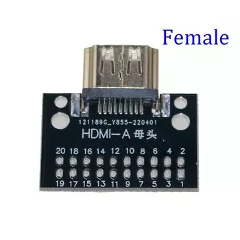 YUXI HDMI тестовая плата 19PIN