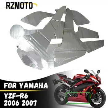 YZF-R6 тепловой щит обтекатель защита от плавления нарезанная изоляционная губка подходит для YAMAHA YZF R6 2006 2007