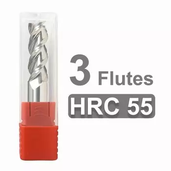 YZH HRC45/55 твердосплавная концевая фреза 3 шт.