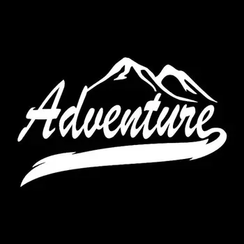Забавная наклейка для автомобилей Приключения Кемпинг Туризм Виды спорта на открытом воздухе модные Автоматические Внешние аксессуары виниловая наклейка, 18 см * 11 см