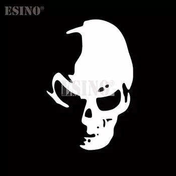 Забавный автомобильный Стайлинг, Череп, призрак, Райдер, автомобильная наклейка, декоративная ПВХ водонепроницаемая наклейка на бампер, корпус, узор, виниловая пленка