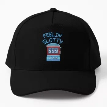Забавный игровой автомат для казино, бейсболка Feelin Slotty, дизайнерская шапка, мужская Кепка От Солнца, Кепка-тракер, женская шапка