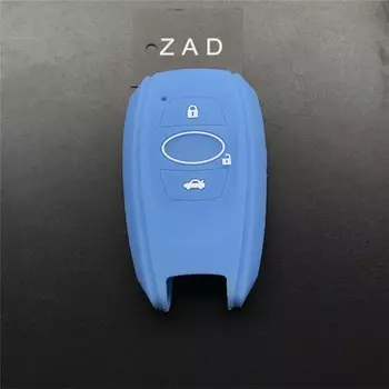 ZAD 3-кнопочный силиконовый резиновый чехол для ключей от машины, набор чехлов для subaru Legacy impreza forester xv trezia BRZ wrx levorg outback
