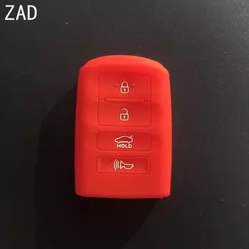 ZAD силиконовый резиновый чехол для автомобильных ключей, защитный чехол для KIA New K7 K9 2013 2014 2015 2016, 4-кнопочный набор ключей