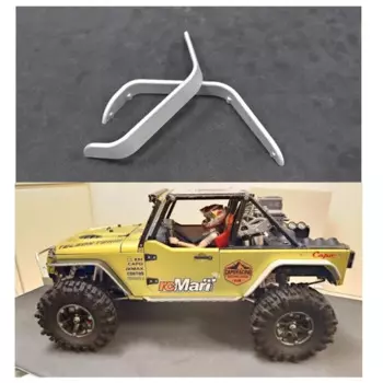 Заднее крыло из сплава, подходит для веса 1/8 Capo jkmax Jeep Wrangler, игрушки с дистанционным управлением