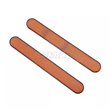 Заднее крыло мотоцикла, боковой отражатель, седельная сумка, нижняя наклейка, защелка, наклейка, предупреждающая крышка безопасности для Harley Sportster Universal