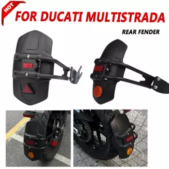 Заднее крыло мотоцикла для Ducati Multistrada 950 950s MTS 1200 1260 Enduro Pro V2 V2s V4 V4s, брызговик заднего колеса