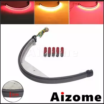 Заднее крыло мотоцикла, фонарь заднего фонаря для последовательного поворота