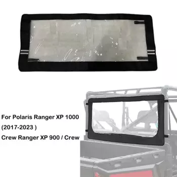 Заднее окно, совместимое с Ranger XP 1000 900, водонепроницаемое мгновенное заднее лобовое стекло для Polaris Ranger XP 1000 900 2017-2023 гг.