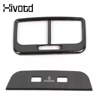 Заднее зарядное устройство автомобиля, крышка воздуховыпускного отверстия, украшение USB-панели для Geely New Tugella, Xingyue, FY11 Knewstar 001 2023, аксессуары для интерьера
