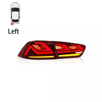 Задние фонари для Mitsubishi Lancer Evo Sedan 2008 2009 2000 2011 2012 2013 2014 2016 2017, задний фонарь, задний стоп-сигнал
