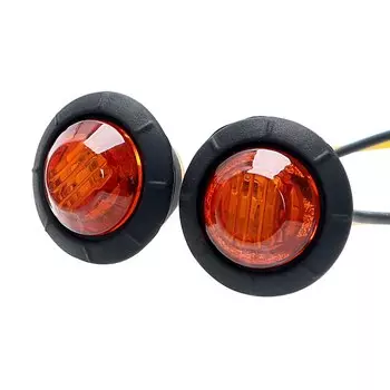 Задние фонари для мотоцикла, 12 В, стоп-сигналы, светодиодные боковые габаритные огни, габаритные огни, задний индикатор, аксессуары для прицепа, грузовика