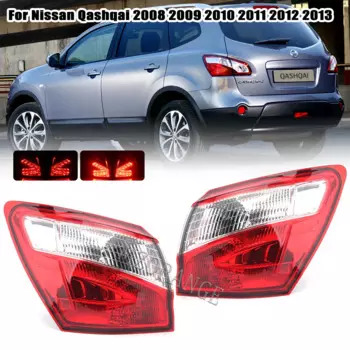 Задние фонари для Nissan Qashqai 2008 2009 2010 2011 2012 2013, задние фонари, европейская версия, задние фонари, внешний стоп-сигнал, аксессуары