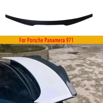 Задние плавники для Porsche Panamera 971 из углеродного волокна, задний спойлер для багажника, направляющее заднее крыло, заднее крыло, Фотоэлементы