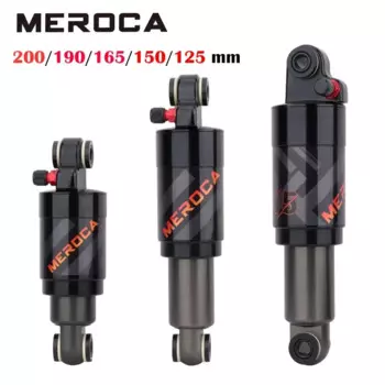 Задний амортизатор для велосипеда MEROCA 125 мм/150 мм/165 мм/190 мм/200 мм, сплав MTB, скутера, складной велосипедный амортизатор, велосипедные аксессуары