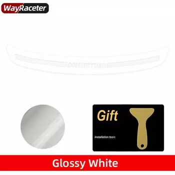 Задний бампер автомобиля, украшение багажника, наклейка, защитная наклейка для края нагрузки, защитная наклейка для MINI Countryman R60 2010-2016 Cooper S ALL4 JCW