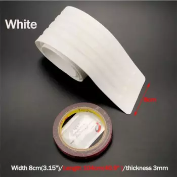 Задний бампер багажника автомобиля, универсальный автомобильный черный порог заднего бампера, автомобильный черный задний бампер, защитная пластина на порог, резиновая крышка