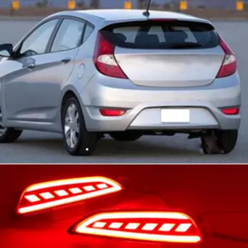 Задний бампер для Hyundai Accent 2011 2014 DC12V 1 шт.