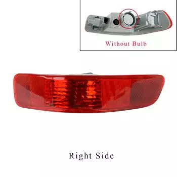 Задний бампер ZUK, противотуманный фонарь, отражатель заднего фонаря автомобиля для Mitsubishi Outlander 2007 2008 2009 2010 2011 2012 2013, противотуманная фара, противотуманная фара