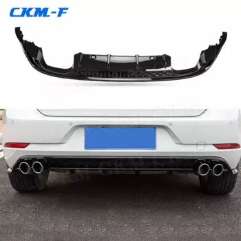 Задний диффузор для спойлера для Golf MK7.5 для VW Golf 7 7,5 MK7.5 Standard и GTI 2017 2018 2019 PP, защита Бампера