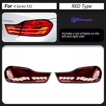 Задний фонарь AKD для BMW F32 F36 425i M4 GTS, светодиодный задний фонарь, задний противотуманный тормозной сигнал поворота, автомобильные аксессуары