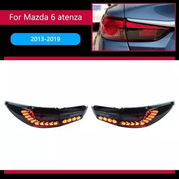 Задний фонарь AKD для Mazda 6 Atenza светодиодный, задний фонарь 2013-2018 Mazda6, задний противотуманный тормоз, сигнал поворота, автомобильные аксессуары