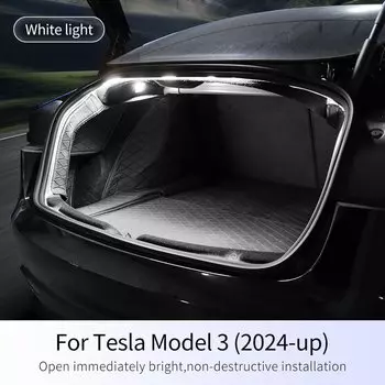 Задний фонарь багажника для Tesla Model 3 Highland 2024-Up, яркий светодиодный силиконовый светильник, желтый, белый цвет, аксессуары для декора