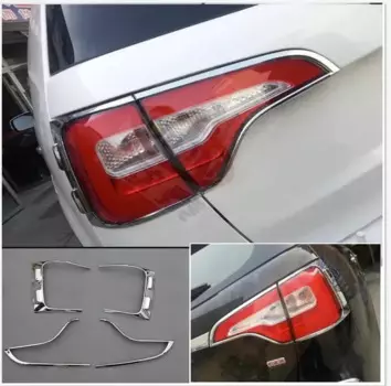 Задний фонарь для бровей, век, задний фонарь, накладки на 2013 2014 2015 годы для KIA Sorento, 4 шт.