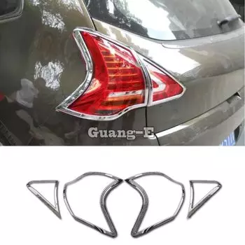 Задний фонарь для Peugeot 3008 2013 2014 2015 2016 2017 Автомобильный задний фонарь детектор рама Стик ABS Хромированная Крышка отделка
