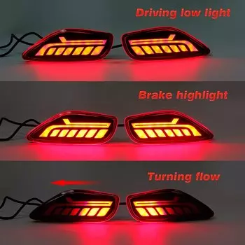 Задний фонарь OKEEN для KIA Seltos, задний фонарь для заднего бампера, задний фонарь, динамический сигнал поворота, стоп-отражатель, автомобильные аксессуары, 12 В, 2020