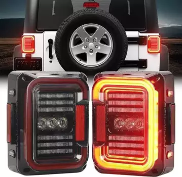 Задний фонарь в сборе для Jeep Wrangler JK JKU 2007-2017 LANTSUN J9031, 1 пара