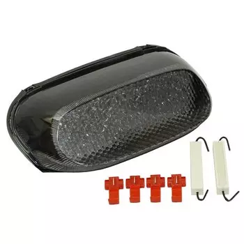 Задний фонарь waase для KAWASAKI ZZR250 ZZR600 ZX-11 ZX600E ZZR1100 E-Mark, стоп-сигнал, поворотники, встроенный светодиодный фонарь