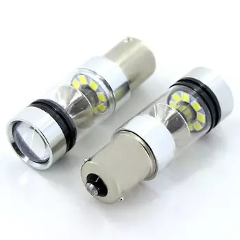 Задний фонарь заднего хода P21W светодиодный 1156 BA15S 7056, светодиодная лампа заднего хода для Volvo XC60 XC90 V70 S80 S40 S60 V60 C30 V50, 2 шт.