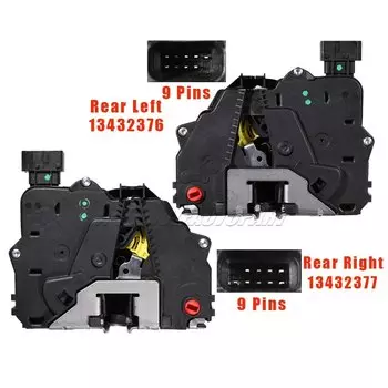 Задний левый левый 13432376 Или задний правый правый 13432377 Механизм дверного замка для Vauxhall Meriva B 10-17, мотор блокировки, автоаксессуары
